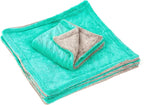 Clean Garage The Twister Small Drying Towels | 4 Pack | 16x16 | Twist Loop 1200 GSM