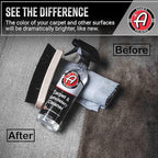 Adam's Polishes Carpet & Upholstery Cleaner (16oz) - Powerful Car Carpet Cleaner For Auto Detailing, Cloth & Fabric Interior Cleaning Solution, Stain Remover For Car Seat, Floor Mats & More