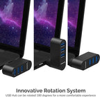 SABRENT Premium 3 Port Aluminum Mini USB 3.0 Hub [90°/180° Degree Rotatable] (HB-R3MB)