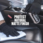 Zero Six - SiO2 Ceramic Interior Cleaner Spray W Microfiber- UV Protection-Anti Static- Anti-Stick Properties | Restores Rubber, Plastic, & Vinyl | Water-Based. Natural Shine