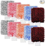 MAQUITA Microfiber Car Wash Mitt, 10Pcs Car Sponge Glove Wrapped in Soft, Plush Fiber Cloth Material, Safe Washing with Any Car Soap, Bucket for Cars Motorcycles Suvs Trucks Boats