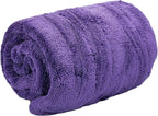 Maxshine 24" x 36" Universal Purple Duo Twisted Microfiber Towel (1200GSM) – Large, Plush, Rinse-Free Double-Sided Drying Towel – Super Absorbent Microfiber for Drying