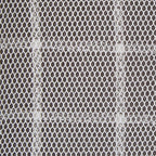 DII Scrubber Dishcloths Collection Windowpane Dishrag Set, 12x12, Gray/White, 6 Piece
