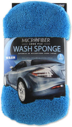 Viking Car Care 844300 Long Pile Microfiber Car Wash Sponge - 9.5 Inch x 4.5 Inch, Colors May Vary