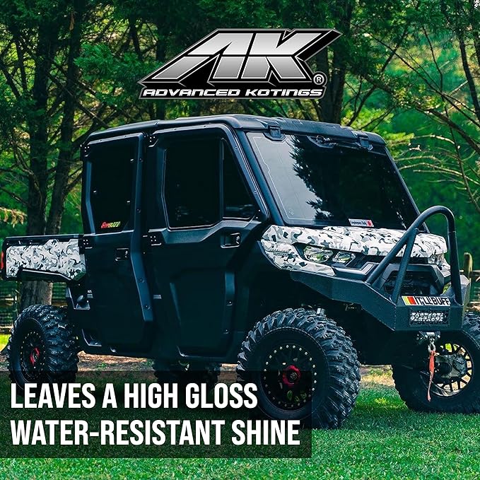 Advanced Kotings High Gloss Shine Coating Spray | Revives Dull Surfaces, UV Protectant, Vinyl, Rubber, Plastic, Easy Off-Road Clean-Up, ATV, UTV, Dirt Bikes & Surfaces | Net Weight 12oz - 4-Pack