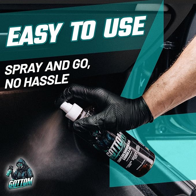 Gottom Air Freshener Spray - Long Lasting Odor Eliminator - 16 oz (Supercharged Vanilla) - Car Scent, Auto Odor Remover, Fresh Fragrance, Air Freshener for Trucks, SUVs, RVs & more