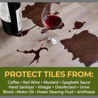 CoverTec GlazeGuard High-Gloss Tile & Grout Sealer – Wet Look Waterproof Finish for Ceramic, Porcelain & Stone – Protects Showers & Floors – Long-Lasting Barrier (4 oz Kit)