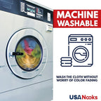 USANOOKS Premium 300GSM Microfiber Cleaning Cloth - 12.5"x12.5" High Performance - 1200 Washes, Ultra Absorbent Microfiber Towels for Cars Undercarriage, Rims & Engine Bay Cleaning - Microfiber Cloth
