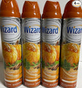 Wizard The Magic of Fresh | Odor Neutralizer & Air Freshener - 10 Oz. Pumpkin spice (Pack of 4) (Packaging May Vary)
