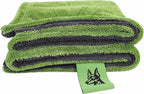 24" x 45" Extra Large Microfiber Towels for Car Drying Towel – 1200 GSM Twisted Loop Cloth, Ultra Absorbent, Streak-Free, Lint-Free, Scratch-Free, Edgeless Quick Drying Towel