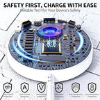 Magnetic Wireless Charger for iPhone 17 16 15,10FT Long Fast Phone Charging Pad with USB C Wall Charger Block For iPhone 17 Pro Max/17/iPhone 16 Pro Max/15/Plus/Pro/14/13/12 Series,AirPods 4/3/2/Pro 2