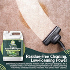 Sprinkle & Sweep: Enzyme Carpet Shampoo - 64oz, Deep Cleaning Pet Stain & Odor Remover, Dog & Cat Mess-Urine-Accident Solution, All Machine Compatible