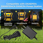 Dewalt OEM 14.5V Battery Charger for HT1009A DXAEPS14 DXAEPS14CA 011-2070-4 1400 1600 Peak Jump Starter Power Supply Cord AC Adapter, ETL Certified