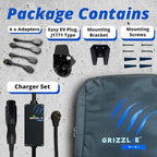 Grizzl-E Mini Connect Level 1-2 Portable Electric Vehicle (EV) Charger up to 40 Amp, UL Certified, Indoor/Outdoor Electric Car Fast Charging Station, NEMA 14-50 Plug, 25 feet Cable, NACS Connector