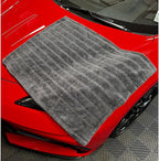 Thor The Weapon of Mass Drying (W.M.D) Premium Microfiber Drying Towel – Super Absorbent Dual-Pile Auto Detail Towel (Medium 20" x 24") Korean 1200 GSM Streak-Free Drying for Automobiles - 2 Pack