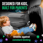 Todays Kids 2 Pack Kick Mats Back Seat Protector - Backseat Car Organizer for Kids, Car Storage Organizer, Back Seat Cars Organizers, Cars Organizers Backs Seats, Travel Accessories, No Pockets