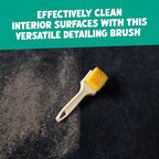 Chemical Guys Induro 7 Heavy Duty Nifty Carpet & Upholstery Detailing Brush 2 Pack – Deep Cleaning Brushes for Fabric, Carpet, and Upholstery - for Automotive, RV, and Home Interior Detailing