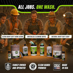 Grip Clean Ultra Heavy Duty Hand Cleaner for Mechanics – Walnut Shell & Clay-Infused Technology Removes Grease, Oil & Paint – Pro-Grade Industrial Hand Soap with Cherry Scent - 8 Fl Oz