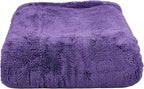 Maxshine 24" x 36" Universal Purple Duo Twisted Microfiber Towel (1200GSM) – Large, Plush, Rinse-Free Double-Sided Drying Towel – Super Absorbent Microfiber for Drying