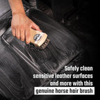 Chemical Guys Long Bristle Horse Hair Leather Cleaning Brush - Leather Brush to Gently Clean Car Interiors,Furniture,Sneakers,Boots,and More - Safe for Natural,Synthetic,Faux,and Pleather,(Pack of 12)
