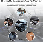 Car Cleaning Gun, CARFKA High Pressure Car Detailing Wash Gun 1L Foam Bottle Wash Spray Bottle Nozzle with Metal Spinner