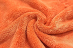 Maxshine 16" x 16" Universal 3-Pack 500GSM Orange Edgeless Microfiber Towel – Ultra-Soft & High Absorbency – Ideal for Car Detailing, Polishing & Finishing – Scratch-Free, Lint-Free Cloth