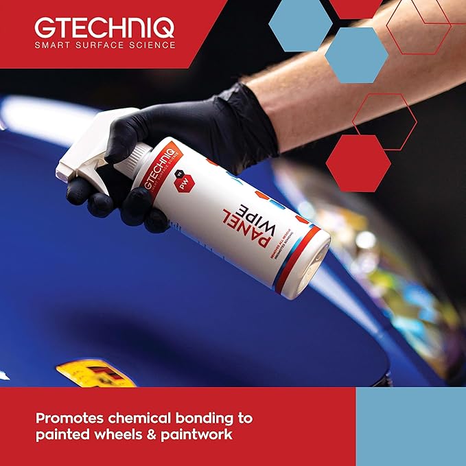 Gtechniq Panel Wipe for Car Cleaning 8.5 fl oz | Pre-Sealant, Fragrance-Free, Easy to Apply and Long-Lasting Results