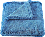 The Goat V2 - Heavy Duty Absorbent Microfiber Drying Towel, 70/30 Premium Korean Quality, for Cars Detailing, Trucks, SUV's, 27.5x27.5 inches, Twist Loop, 2300 GSM, Blue