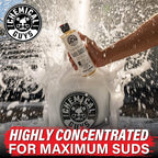 Chemical Guys CWS_1011 Maxi-Suds II Foaming Car Wash Soap (for Foam Cannons, Foam Guns or Bucket Washes) for Cars, Trucks, Motorcycles, RVs & More, 128 Fl Oz (1 Gallon), Strawberry Scent