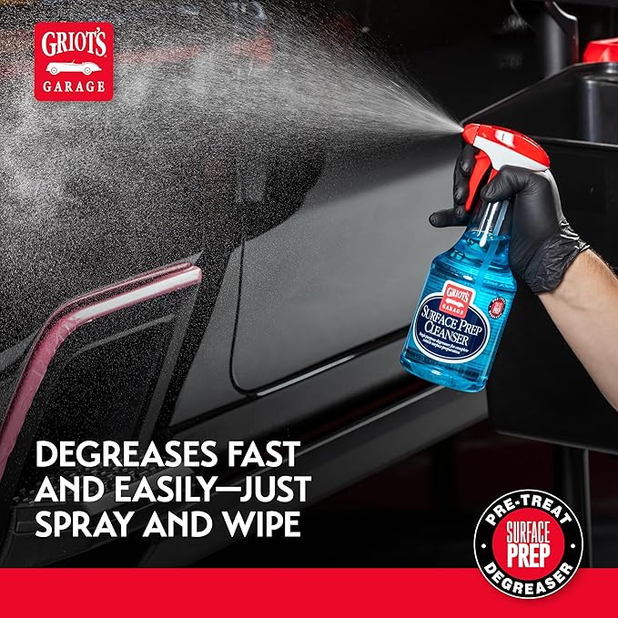 Griot's Garage Surface Prep Cleanser for Car Detailing and Cleaning – Dirt, Grime, Wax and Grease Remover – Use Before Applying Protective Surface Coatings, 10999, One Gallon
