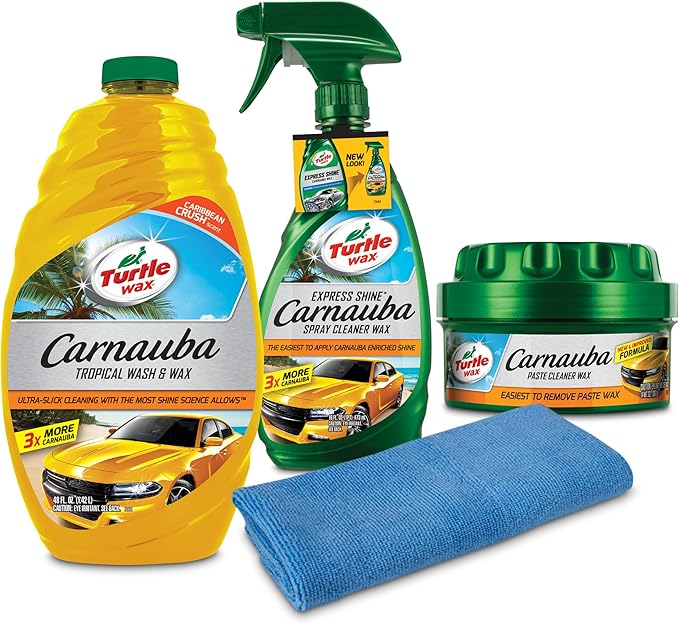 Turtle Wax - 50825 Complete Carnauba Wash & Wax Kit