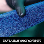 VIKING Wheel Brush or Rim Brush for Car, Metal Free, Blue, 2.5 Inch x 14.3 Inch