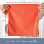S&T INC. 150 Pack Microfiber Cleaning Cloth, Bulk Towels for Home, Reusable Microfiber Towels for Cars, Cleaning Rags, Assorted, 11.5 Inches x 11.5 Inches, 150 Count
