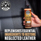 Chemical Guys SPI_401_16TI Leather Conditioner for Leather Car Interiors, Seats, Boots, Bags and More SPI_220_16 Total Interior Cleaner and Protectant, (2-16 fl oz Bottles)