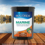 Seal-Once Marine Premium Wood Sealer - Waterproof Sealant - Wood Stain and Sealer in One - 5 Gallon & Clear