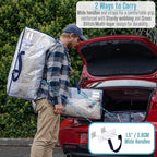 VENO 20 Pack Heavy Duty Moving Bags with Backpack Straps, Zippers & Handles, Extra Large Packing Bags for College Dorm Essentials, Moving Supplies Alternative to Cardboard Moving Boxes