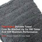 SEAMETAL Microfiber Towels for Cars Drying Towels Car Detailing 35"x 24" Extra Large Ultra Absorbent for Cars and Trucks, Without Streaks, Scratches, or Water Spots (1 Pack Gray)