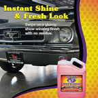 Wizards Mist-N-Shine Professional Detailer - 1 Gallon Refill - Multi-Purpose High Gloss Waterless Quick Detailer for Glass, Chrome, Paint & Plastics - Car Exterior Cleaner Auto Detailing Supplies