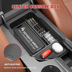 RED WOLF Center Console Organizer Tray for 2014-2024 Lexus RC 300 350 IS 350 500 Armrest Box Secondary Storage Factory Model Design with Anti-Slip Pad