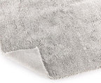 The Rag Company - Creature Edgeless Auto Detailing Towels; Professional 70/30 Blend, Dual-Pile Plush Microfiber, Buffing & Polishing, 420gsm - 16in x 16in - Ice Grey - 10-Pack