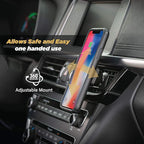 Scosche MagicMount Select Magnetic Phone Holder for Car Vent, Strong Magnet Phone Mount with 360° Rotation for Secure Hands Free Use, Car Mount for iPhone and Android, Not MagSafe Compatible