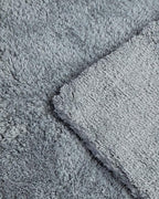 Adam's Borderless Grey Microfiber Towel (12pk) - Premium Ultra Soft Car Detailng Towel Cloths, 480gsm - Safe for Car Wash, Home Cleaning & Pet Drying Cloths (16 Inch x 16 Inch)