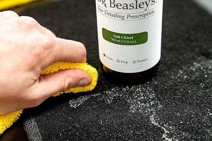 Dr. Beasley's Salt Chisel for Autos - Breaks Down Salt Stains on Carpets, Restores Softness, Leaves No Trace, Pro-Level Results, 12 Fl Oz