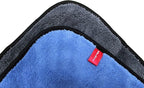 Maxshine 16" x 16" Universal 600GSM Ultimate Crazy 2C Microfiber Towel – Blue & Grey – Ultra-Soft, Highly Absorbent & Lint-Free – Ideal for Car Detailing, Polishing & Drying