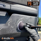 Suds Lab PB Plush Brush Kit 3 Pack- Ultra-Soft Synthetic Bristle Brushes - Scratch Free Design - Fine Detailing Brushes for Personal and Professional Use