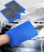 2PCS Clay Mitt,Car Accessories Clay Towel Auto Detailing,Anti-Scratch Clays Mitts for Cleaning Polishing Detailing Auto Paint,Glass,Wheels,Suitable for Sedans,Cars,Trucks,Commercial Vehicles