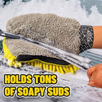 Chemical Guys Three-Way Premium Microfiber Wash Mitt 2 Pack – Ultra Plush Scratch-Free Wash Mitts for Cars, Trucks, Motorcycles & RVs – Safe for Paint, Chrome & Glass