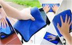 Microfiber Car Drying Towels, Auto Detailing Cleaning Cloths (Brown, Small)
