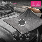 Large Microfiber Drying Towel for Cars – Ultra-Absorbent Plush, Scratch-Safe & Streak-Free Car Wash and Detailing Towel, XL 36 x 24 in, for Cars, SUVs & Trucks
