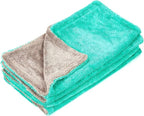 Clean Garage The Twister Small Drying Towels | 4 Pack | 16x16 | Twist Loop 1200 GSM